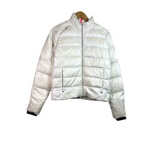 Ralph Lauren RLX Down Puffer Zip White Jacket Women’s Size S